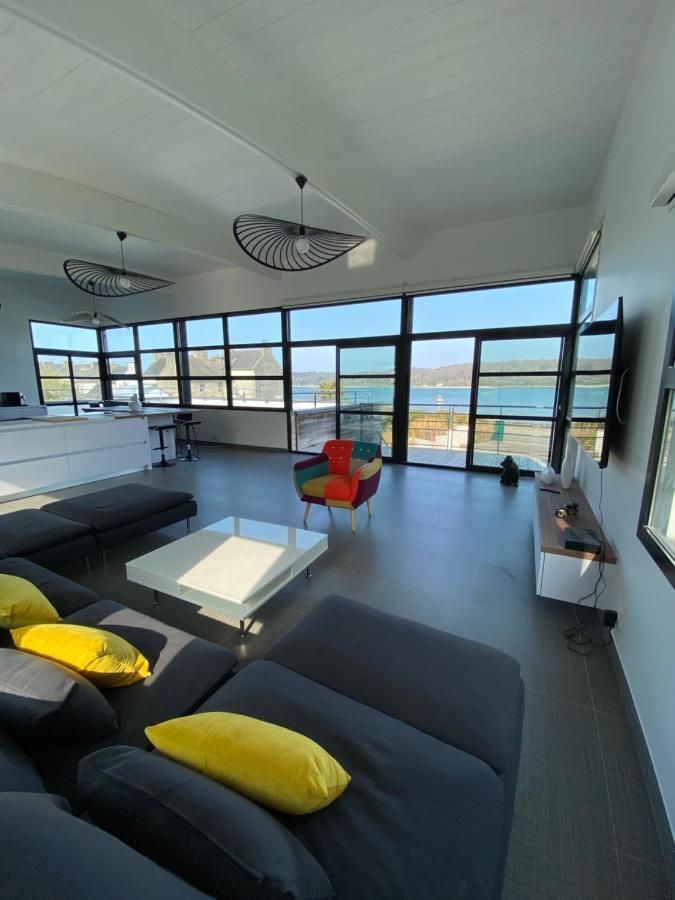 Maison Villa Montmarin Vue Mer Bretagne Nord Vers Roscoff Carantec Morlaix Plouescat Locquenole Avec Son Spa Et Sa Vue Mer Extérieur photo